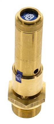 G 3/4'' Brass Pre-Set Safety Valve 28.5 bar (413.36 psi) DN 10