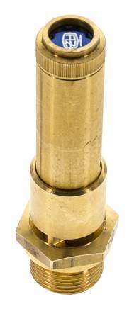 G 3/4'' Brass Pre-Set Safety Valve 38 bar (551.15 psi) DN 10