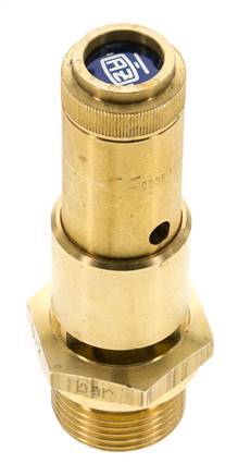 G 3/4'' Brass Pre-Set Safety Valve 3.7 bar (53.66 psi) DN 10