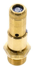 G 3/4'' Brass Pre-Set Safety Valve 3.7 bar (53.66 psi) DN 10