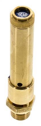G 1/2'' Brass Pre-Set Safety Valve 40.5 bar (587.41 psi) DN 10