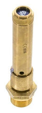 G 3/4'' Brass Pre-Set Safety Valve 41.5 bar (601.92 psi) DN 10