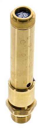 G 1/2'' Brass Pre-Set Safety Valve 42 bar (609.17 psi) DN 10