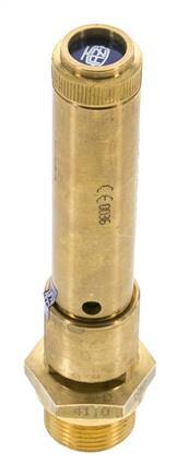 G 3/4'' Brass Pre-Set Safety Valve 43.5 bar (630.92 psi) DN 10