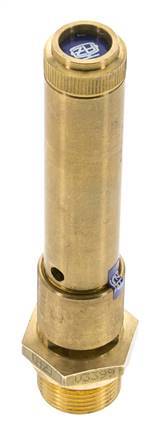 G 3/4'' Brass Pre-Set Safety Valve 44.5 bar (645.43 psi) DN 10