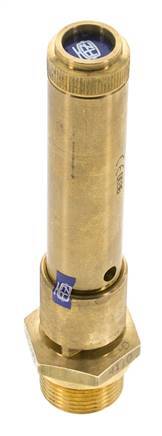 G 3/4'' Brass Pre-Set Safety Valve 44.5 bar (645.43 psi) DN 10