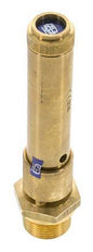 G 3/4'' Brass Pre-Set Safety Valve 44.5 bar (645.43 psi) DN 10