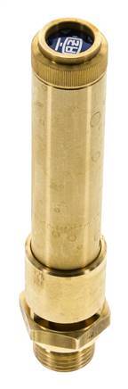 G 1/2'' Brass Pre-Set Safety Valve 48.5 bar (703.44 psi) DN 10