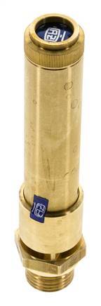 G 1/2'' Brass Pre-Set Safety Valve 48.5 bar (703.44 psi) DN 10
