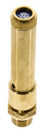 G 1/2'' Brass Pre-Set Safety Valve 49.5 bar (717.95 psi) DN 10