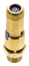 G 1/2'' Brass Pre-Set Safety Valve 6.1 bar (88.47 psi) DN 10
