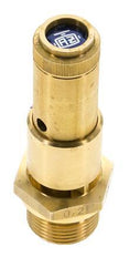 G 3/4'' Brass Pre-Set Safety Valve 8.1 bar (117.48 psi) DN 10