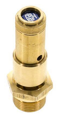 G 3/4'' Brass Pre-Set Safety Valve 8.4 bar (121.83 psi) DN 10