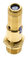 G 3/4'' Brass Pre-Set Safety Valve 8.4 bar (121.83 psi) DN 10
