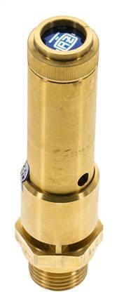 G 1/2'' Brass Pre-Set Safety Valve 8.6 bar (124.73 psi) DN 10
