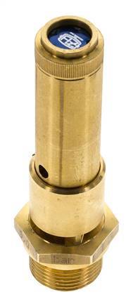 G 3/4'' Brass Pre-Set Safety Valve 9.8 bar (142.14 psi) DN 10