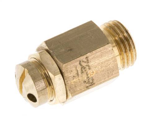 G 1/4'' messing instelbare veiligheidsklep 16-32 bar (232,06-464,12 psi)