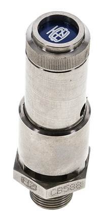 G 3/4'' Nickel-plated Brass Pre-Set Safety Valve 16 bar (232.06 psi) DN 10