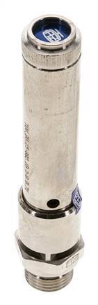 G 1/2'' Nickel-plated Brass Pre-Set Safety Valve 44 bar (638.18 psi) DN 10