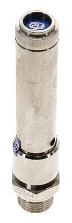 G 1/2'' Nickel-plated Brass Pre-Set Safety Valve 44 bar (638.18 psi) DN 10