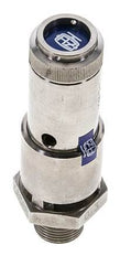 G 3/4'' Nickel-plated Brass Pre-Set Safety Valve 8 bar (116.03 psi) DN 10