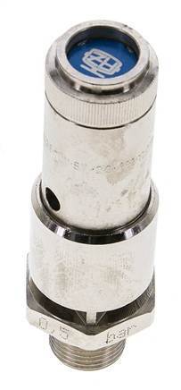 G 3/8'' Nickel-plated Brass Pre-Set Safety Valve 2 bar (29.01 psi) DN 10
