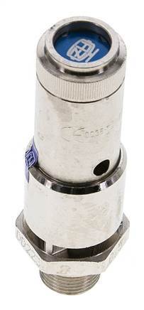 G 3/8'' Nickel-plated Brass Pre-Set Safety Valve 3 bar (43.51 psi) DN 10