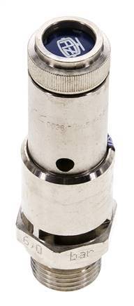 G 1/2'' Nickel-plated Brass Pre-Set Safety Valve 4 bar (58.02 psi) DN 10
