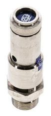 G 1/2'' Nickel-plated Brass Pre-Set Safety Valve 0.5 bar (7.25 psi) DN 10