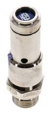G 1/2'' Nickel-plated Brass Pre-Set Safety Valve 0.5 bar (7.25 psi) DN 10