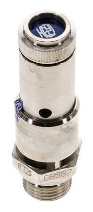 G 1/2'' Nickel-plated Brass Pre-Set Safety Valve 4 bar (58.02 psi) DN 10