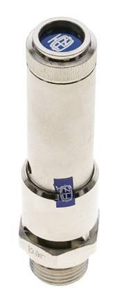 G 1/2'' Nickel-plated Brass Pre-Set Safety Valve 34 bar (493.14 psi) DN 10