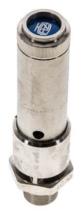 G 3/8'' Nickel-plated Brass Pre-Set Safety Valve 11 bar (159.54 psi) DN 10
