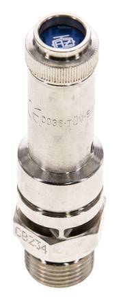 G 3/8'' Nickel-plated Brass Pre-Set Safety Valve 8 bar (116.03 psi) DN 8