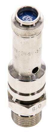 G 3/8'' Nickel-plated Brass Pre-Set Safety Valve 4 bar (58.02 psi) DN 8