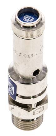 G 3/8'' Nickel-plated Brass Pre-Set Safety Valve 4 bar (58.02 psi) DN 8