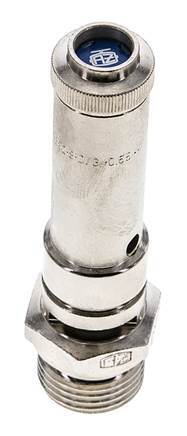 G 1/2'' Nickel-plated Brass Pre-Set Safety Valve 16 bar (232.06 psi) DN 8