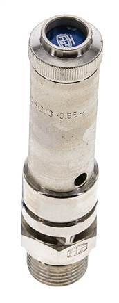 G 3/8'' Nickel-plated Brass Pre-Set Safety Valve 16 bar (232.06 psi) DN 8