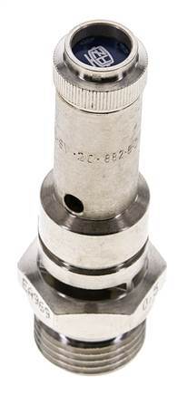 G 1/2'' Nickel-plated Brass Pre-Set Safety Valve 8 bar (116.03 psi) DN 8