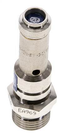 G 1/2'' Nickel-plated Brass Pre-Set Safety Valve 3 bar (43.51 psi) DN 8