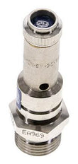 G 1/2'' Nickel-plated Brass Pre-Set Safety Valve 8 bar (116.03 psi) DN 8