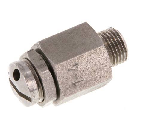 G 1/8'' Stainless steel 303 Adjustable Safety Valve 1-4 bar (14.50-58.02 psi)