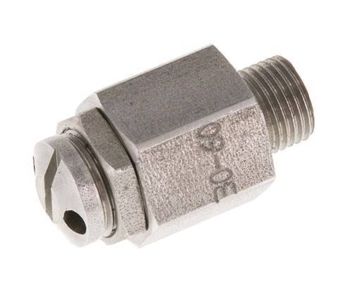 G 1/8'' Roestvrij staal 303 Regelbare veiligheidsklep 30-60 bar (435,11-870,22 psi)