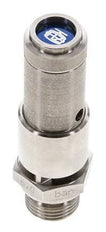 G 1/2'' RVS 316 Ti Vooringesteld Veiligheidsventiel 0,6 bar (8,7 psi) DN 10