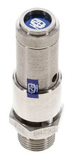 G 1/2'' RVS 316 Ti Vooringesteld Veiligheidsventiel 0,6 bar (8,7 psi) DN 10