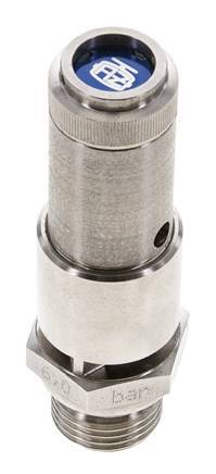 G 1/2'' RVS 316 Ti Vooringesteld Veiligheidsventiel 4,5 bar (65,27 psi) DN 10