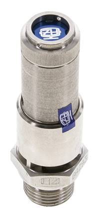 G 1/2'' Stainless steel 316 Ti Pre-Set Safety Valve 5.5 bar (79.77 psi) DN 10