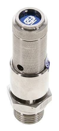G 1/2'' Stainless steel 316 Ti Pre-Set Safety Valve 8 bar (116.03 psi) DN 10