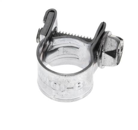 Mini Slangklem Verzinkt Staal 8-10mm