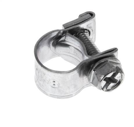 Mini Slangklem Verzinkt Staal 8-10mm